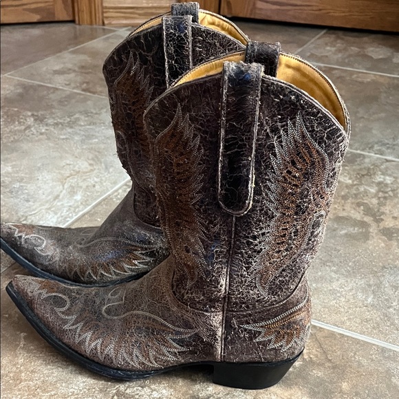 Old Gringo Brown Heeled Boots - Picture 1 of 4